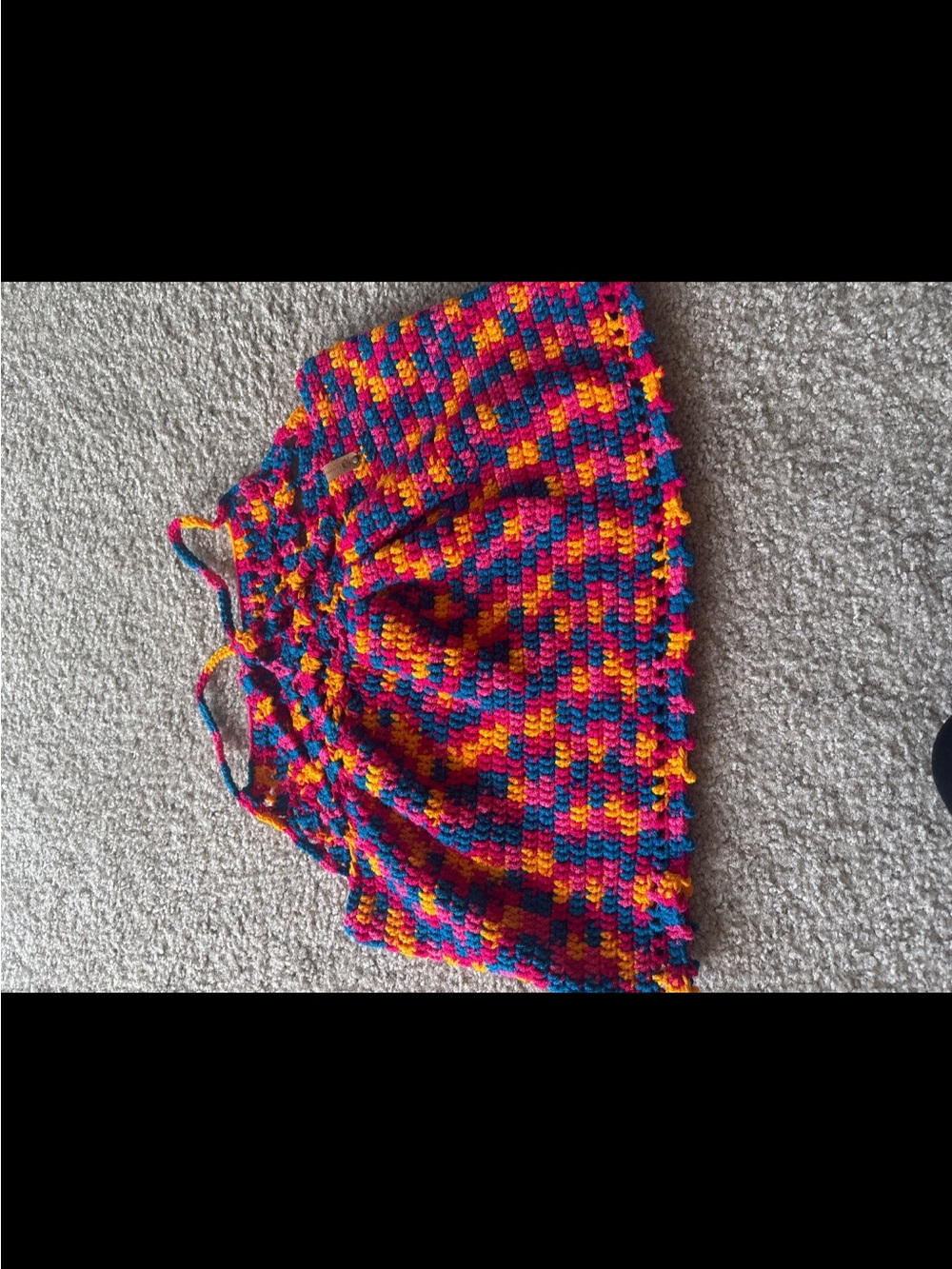 Handmade Crochet Racerback Top - Picture 4 of 6